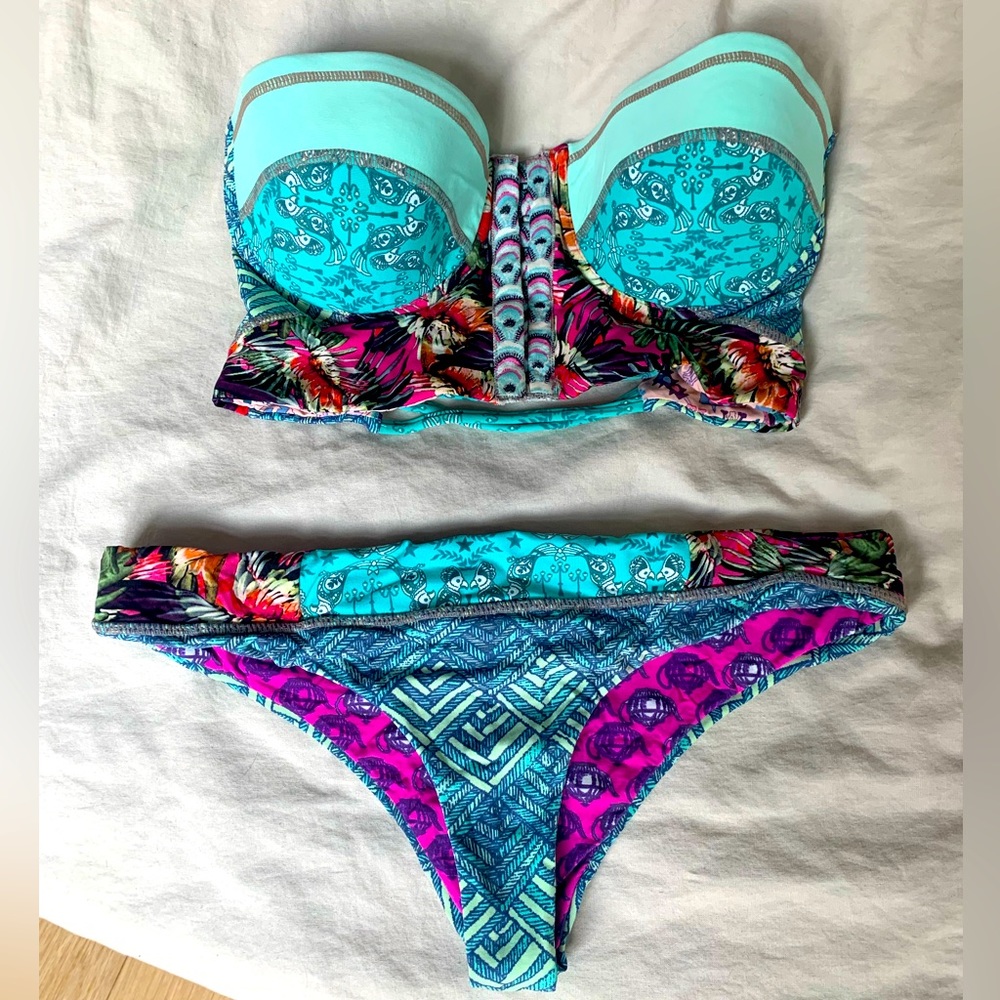 Maaji bikini teal size M